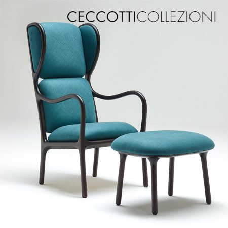 Bergère 30 armchair by Ceccotti Collezioni - Image 2