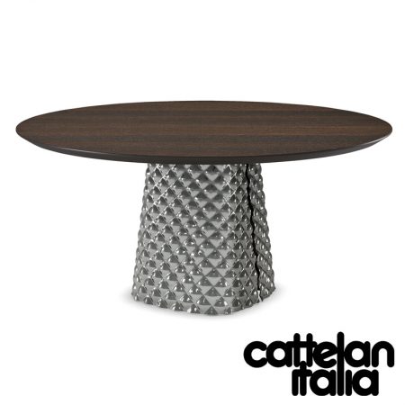 Atrium Wood Round table by Cattelan Italia - Image 2