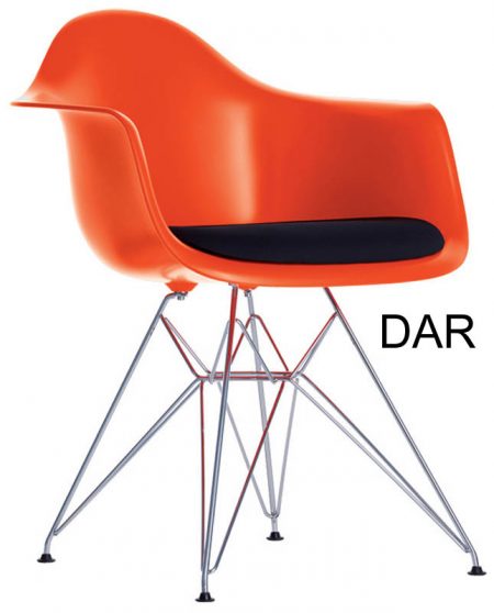 Eames Plastic Armchair DAR DAX DAW by Vitra - Image 4
