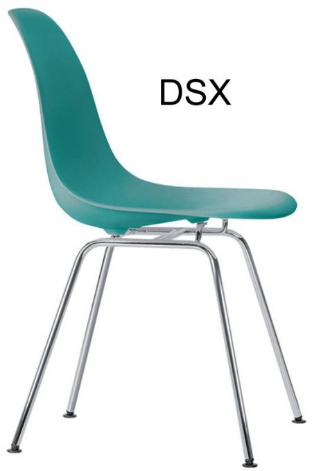 sedia Eames Plastic Side Chair DSR DSW DSX di Vitra - immagine 4
