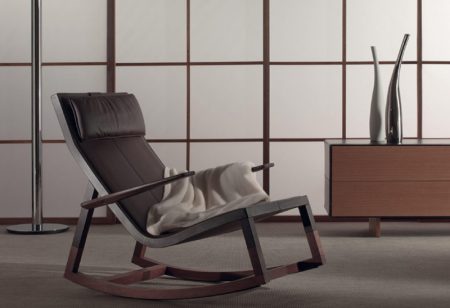 rocking chair Don'do by Poltrona Frau - Image 4
