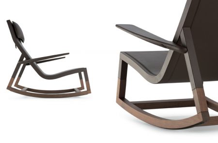 rocking chair Don'do by Poltrona Frau - Image 3