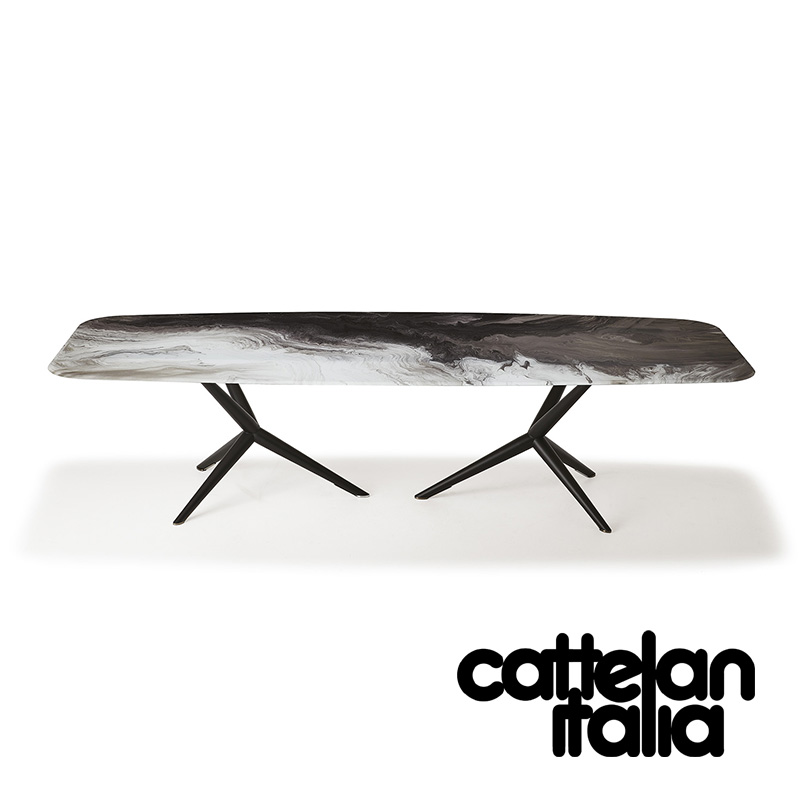 Tavolo atlantis crystalart di cattelan italia cattelan for Cattelan arredamenti