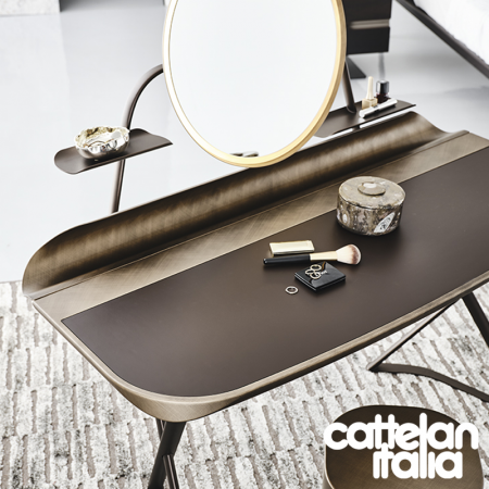 Cocoon Trousse Leather dressing desk by Cattelan Italia - Image 2