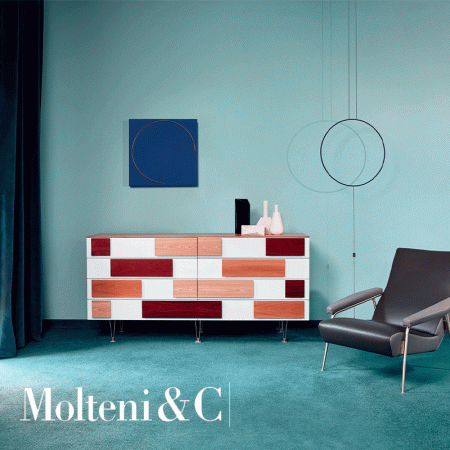 drawers unit Gio Ponti D.655.1 and D.655.2 by Molteni - Image 3