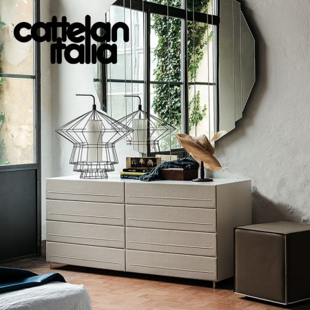 Dyno bedside table and drawers by Cattelan Italia - Image 3