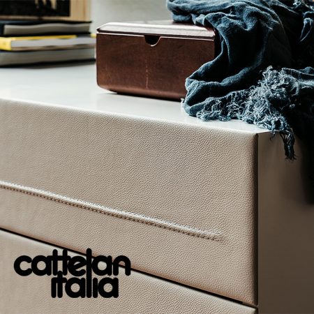 Dyno bedside table and drawers by Cattelan Italia - Image 2