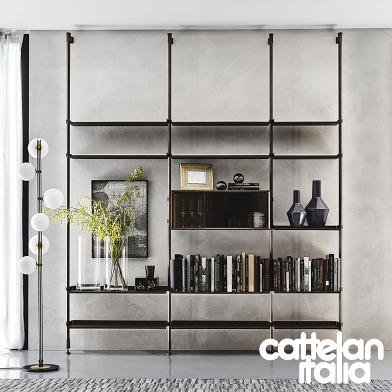 Libreria-freeway-cattelan-italia-cattelanitalia-bookcase-componibile-modular-muro-wall-soffitto-ceiling-acciaio-steel-design-giorgiocattelan_1