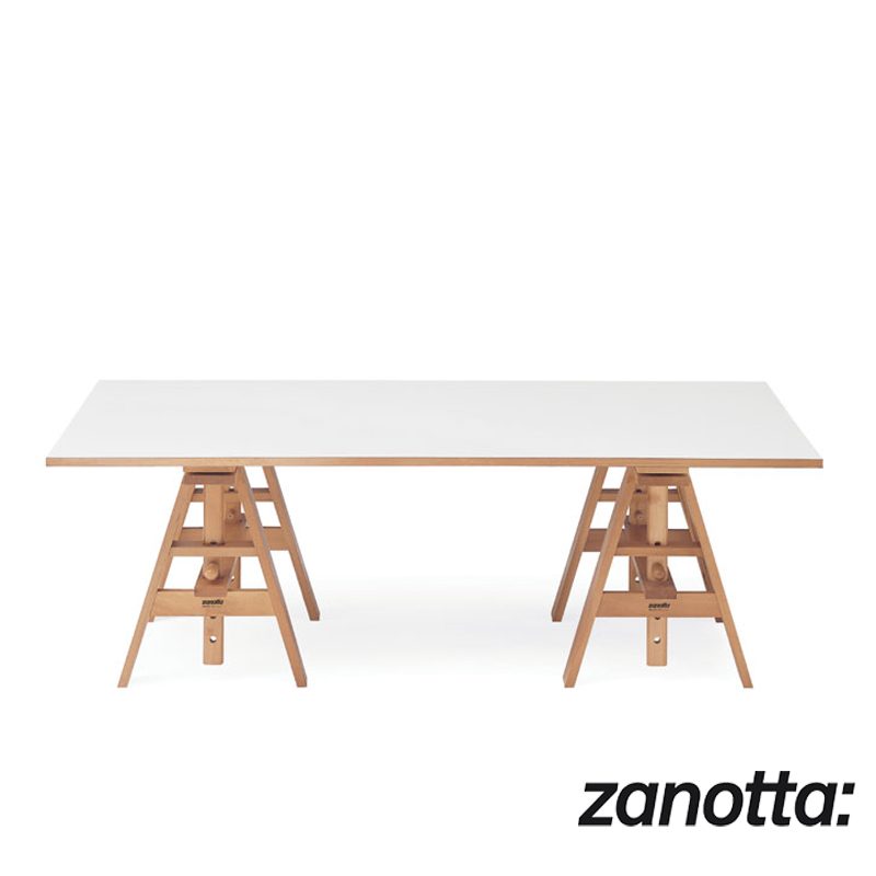 tavolo-2650-leonardo-table-Zanotta-achille-castiglioni-faggio-cavalletti-1-1