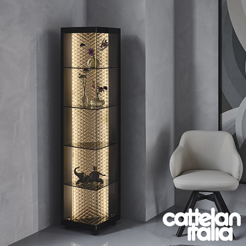 vetrina-atelier-cattelanitalia-cattelan-italia-showcase-cristallo-fume-glass-acciaio-steel-pelle-leather-design-alberto-danese_1