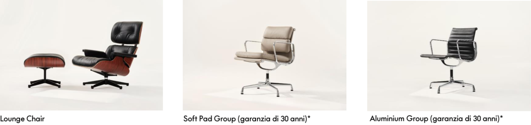 garanzia 10 anni selezione prodotti Vitra Originals