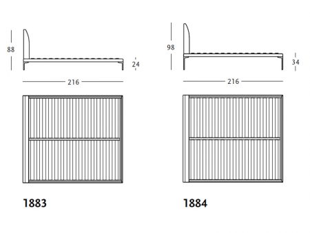 bed 1883 / 1884 Talamo  by Zanotta - Image 3