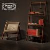 libreria-Ren-bookcase-poltrona-frau-design-neri-&-hu-sale-offerta-cuoio-saddle-extra-leather-noce-canaletto-walnut-armchair
