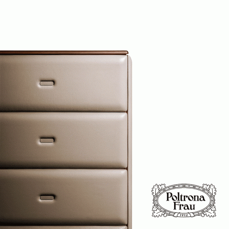 bedside table and drawers unit Moondance by Poltrona Frau - Image 5
