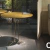 tavolino w50 traccia side table simon collezione cassina design meret oppenheim original moderno oro giallo bianco gold (2)