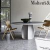 tavolo rotondo asterias round table molteni design patricia urquiola molteni&c legno cemento wood concrete 3