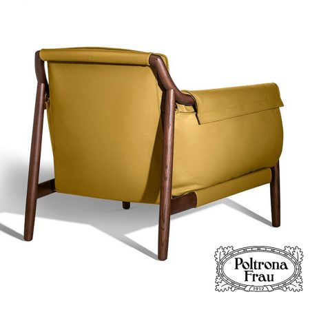 Times Lounge armchair and ottoman by Poltrona Frau - Image 2
