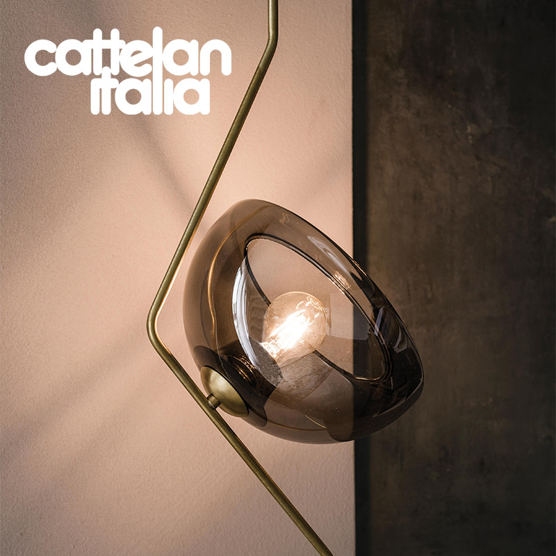 Lampada da terra in metallo Twin Cattelan italia a prezzo scontato