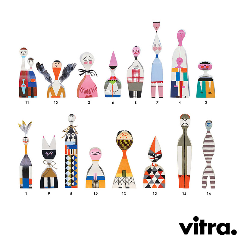 soprammobili Wooden Dolls di Vitra